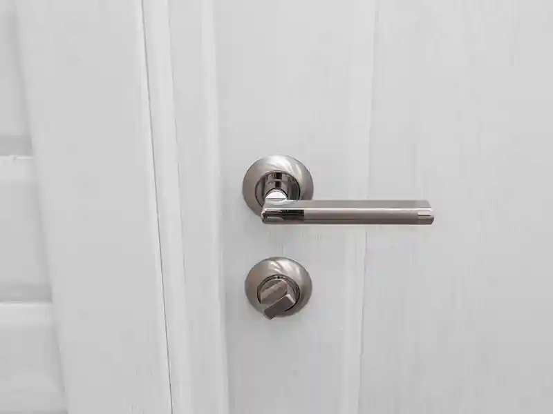 What is the use of silent locks on doors?